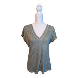 Express Green Cotton Heathered Burnout t-shirt Sz Large